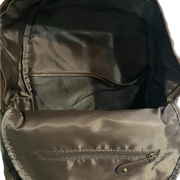 GUESS leather brown backpack - Picture 10 of 12